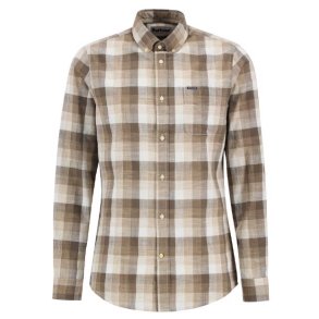 BARBOUR HILLROAD TAILORED SKJORTE, STONE