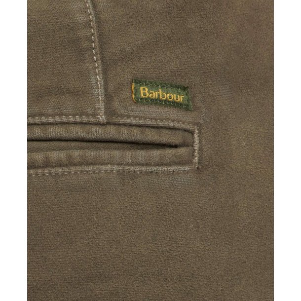 BARBOUR NEUSTON MOLESKIN DARK OLIVE BUKSER
