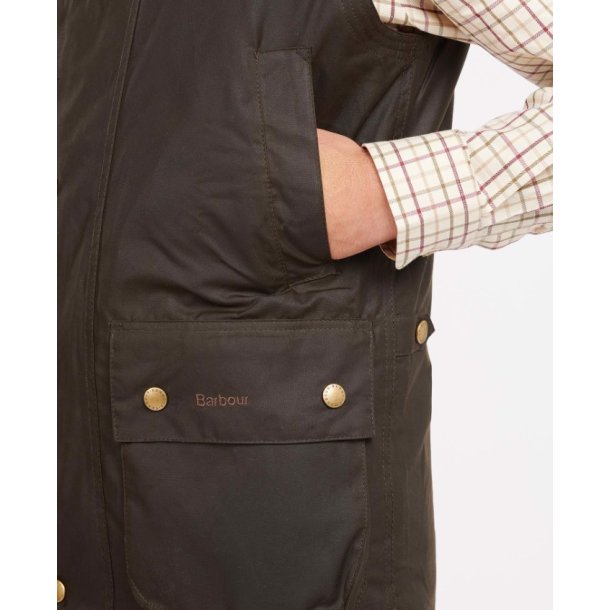 BARBOUR NEW WESTMORLAND VEST, OLIVE