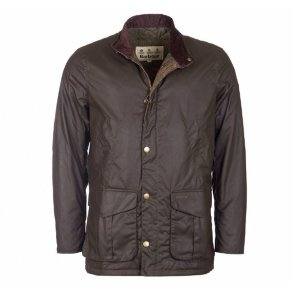 BARBOUR HEREFORD WAX JACKET, OLIVE