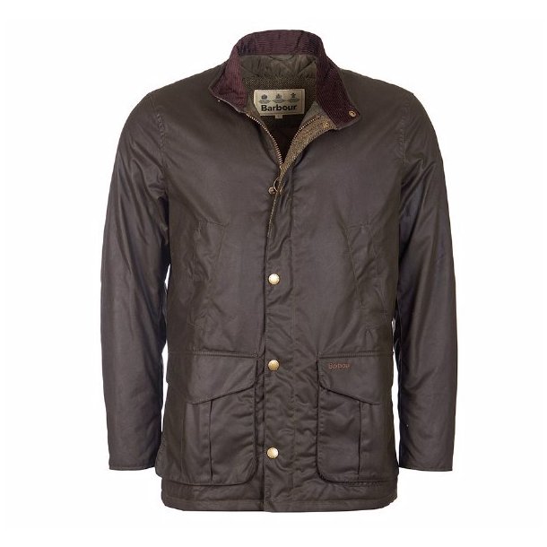 BARBOUR HEREFORD WAX JACKET, OLIVE