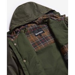 BARBOUR WAX PARKA ARMY GREEN