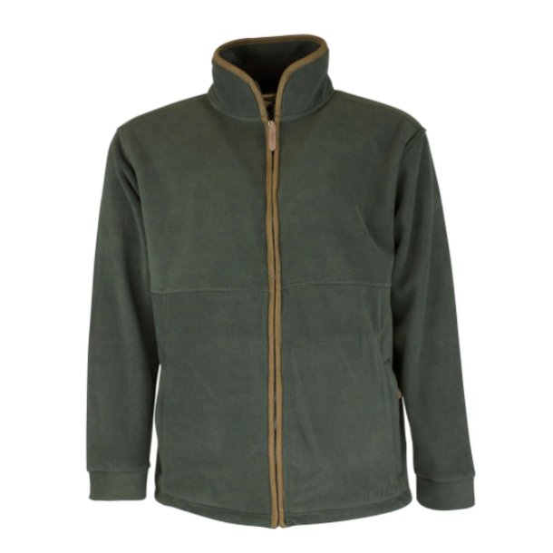 OXFORD FLEECE JAKKE, OLIVE