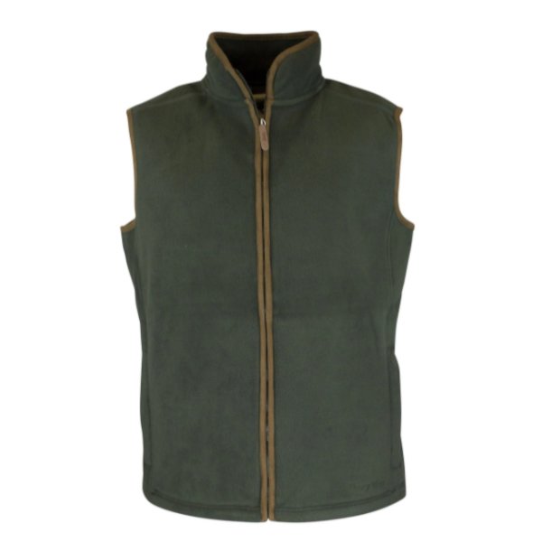 OXFORD FLEECE VEST, OLIVE