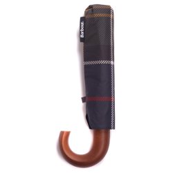 BARBOUR TARTAN MINI PARAPLY