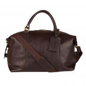 BARBOUR LEATHER MEDIUM TRAVEL EXPLORER