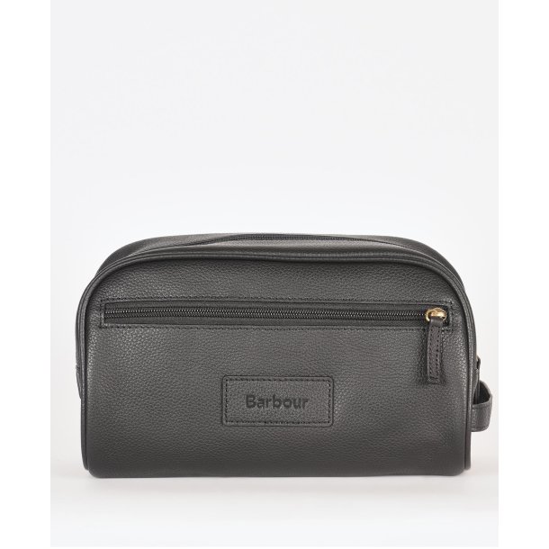 BARBOUR LEATHER WASHBAG