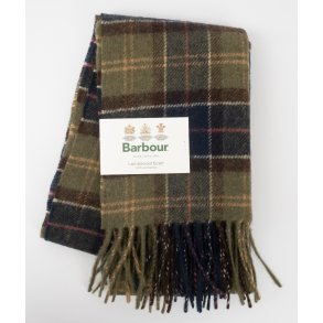 BARBOUR TARTAN SCARF LAMBSWOOL