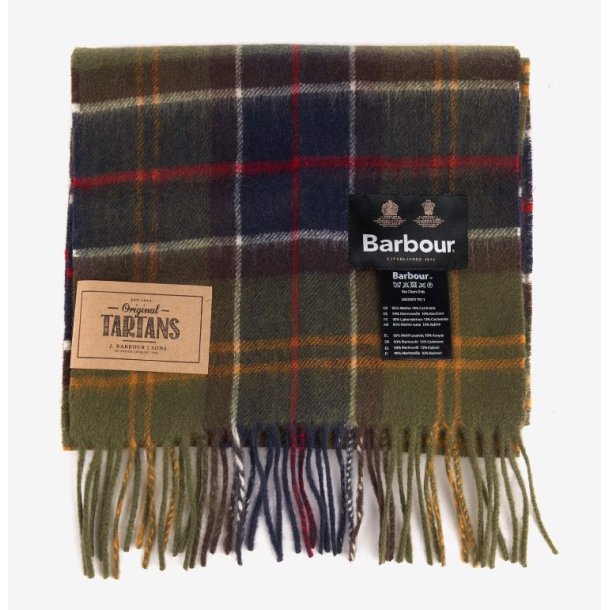 BARBOUR WOOL CASHMERE TARTAN TRKLDE