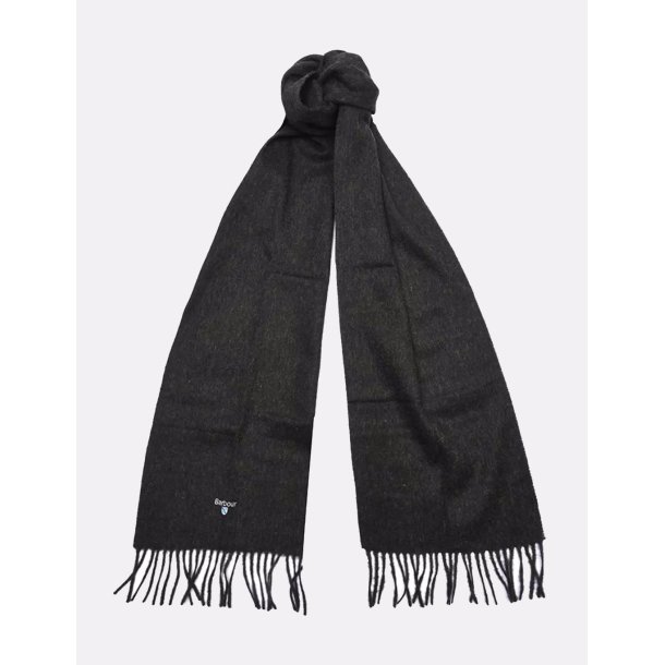 BARBOUR PLAIN LAMBSWOOL SCARF, SEAWEED