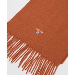 BARBOUR PLAIN LAMBSWOOL SCARF, D.GINGER