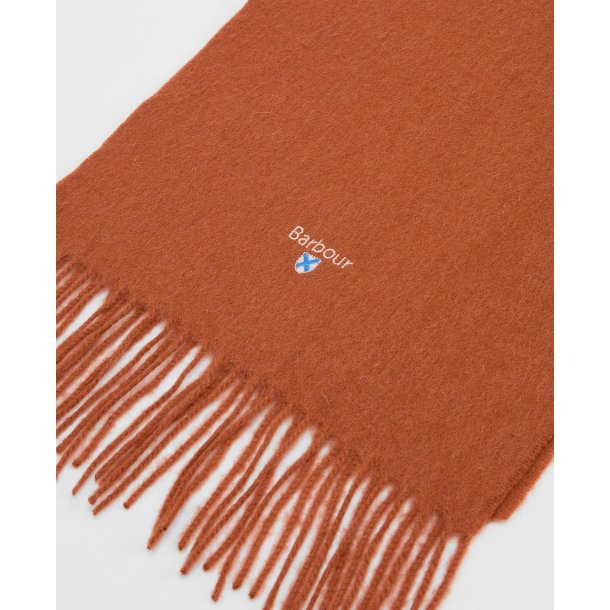 BARBOUR PLAIN LAMBSWOOL SCARF, D.GINGER